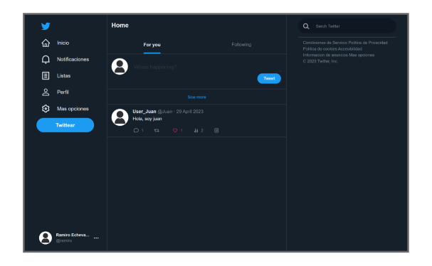 My own Twitter